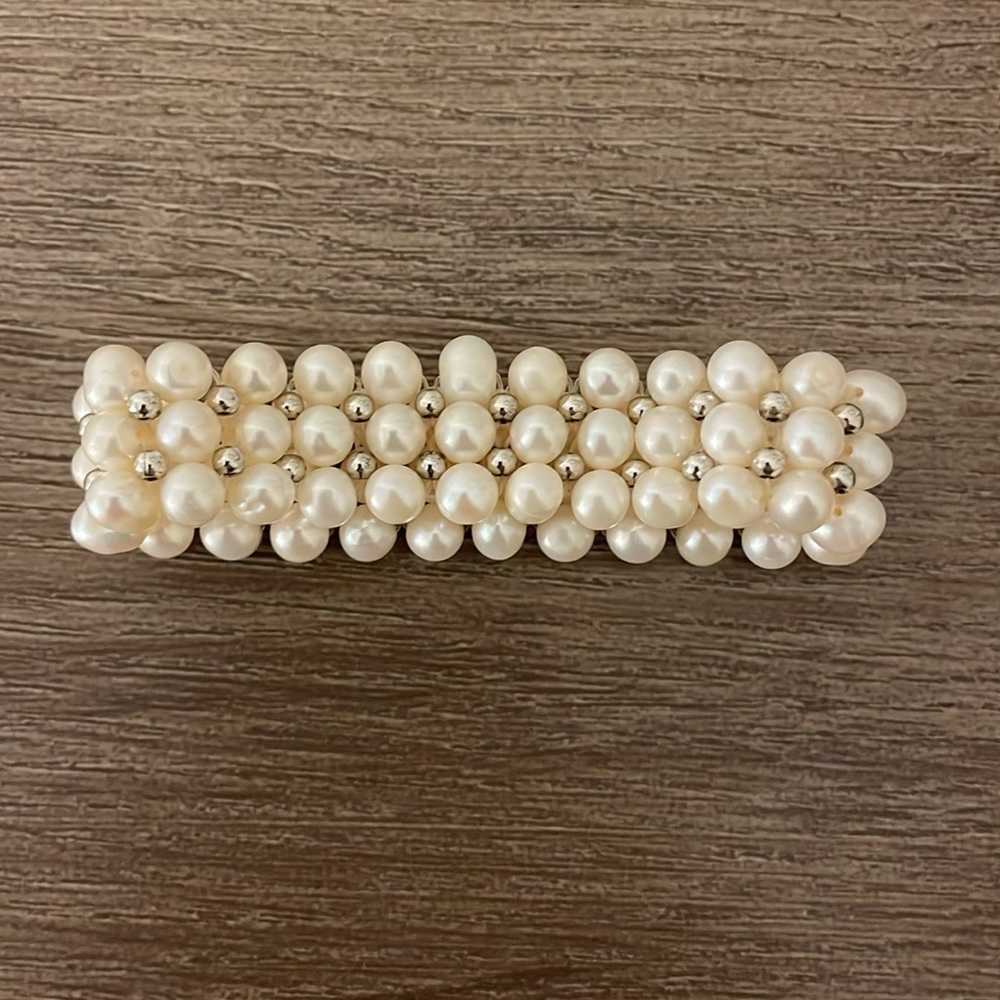 Ross-Simons Freshwater Cultured Pearl 3-Row Stretch Bracelet - Picture 5 of 7